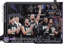 2025-26 Topps #295 Light The Beam!: Kings Have Fun Hooping!