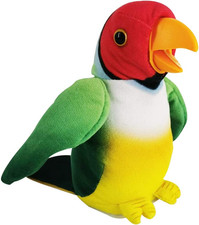 Weofferwhatyouwant Talking Parrot Stuffed Animal   Voice Repeating Interactive
