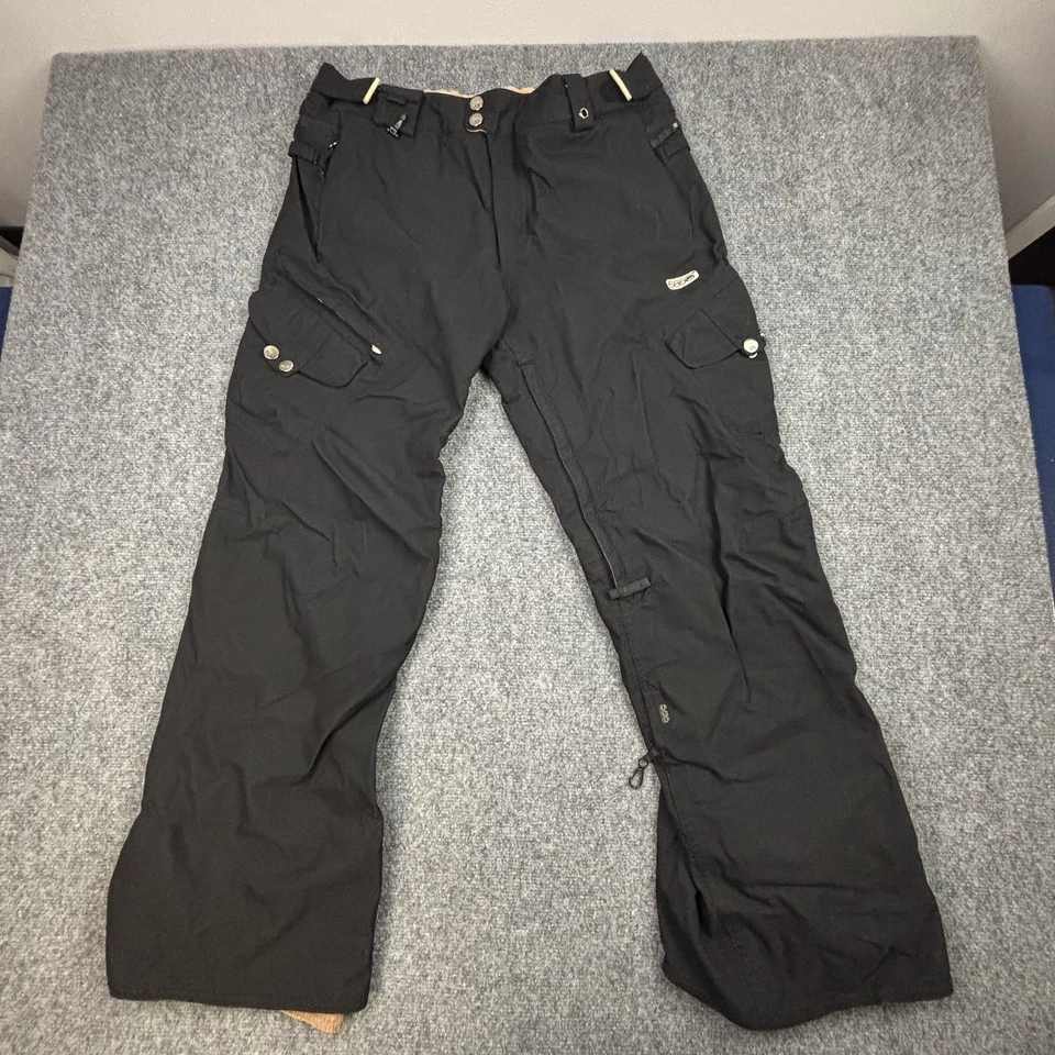 Pantalones de esquí 686 Snowboarding para mujer SMARTY 3 en 1 cargo forro polar negro BOA L Foto 2 de 4