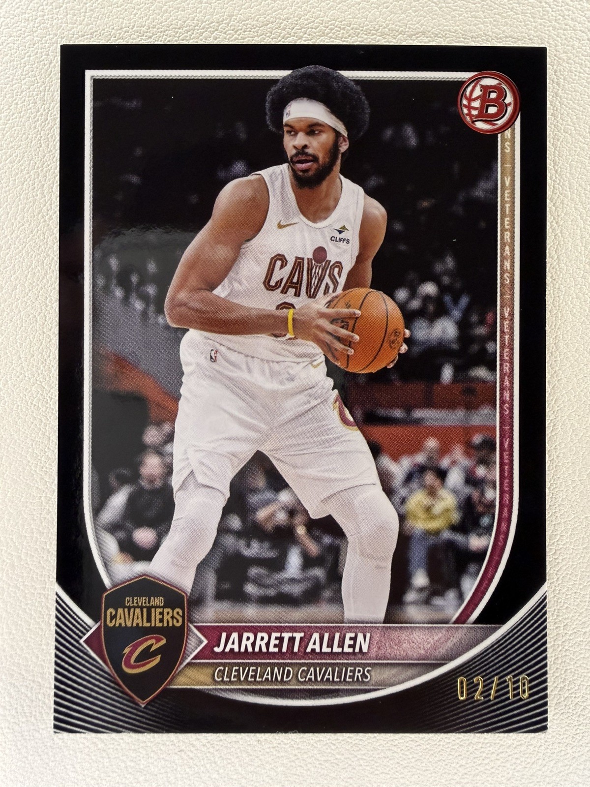 Jarrett Allen 2025-26 Bowman #BCV-172 Black Refractor /10