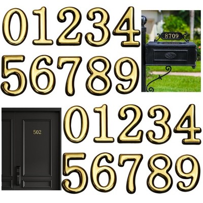 opasyo 30 Pieces Mailbox Numbers for Outside 2 inch 0-9 Self-Adhesive Mail Bo...