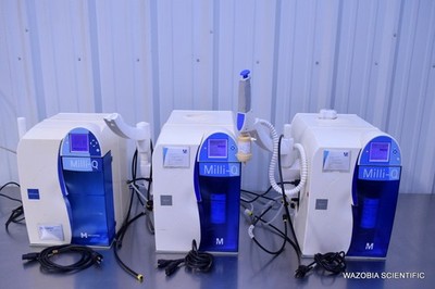 3 MILLIPORE MILLI-Q DIRECT 8 WATER PURIFICATION SYSTEM ZR0Q00800 Z00QSV001