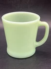 One Fire King Oven Ware Jadeite Green Glass D Handle Coffee Mug