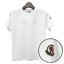 Moncler Kids Logo Patch T-Shirt 8Y 10Y White (8C00019 83907 002) 123759208