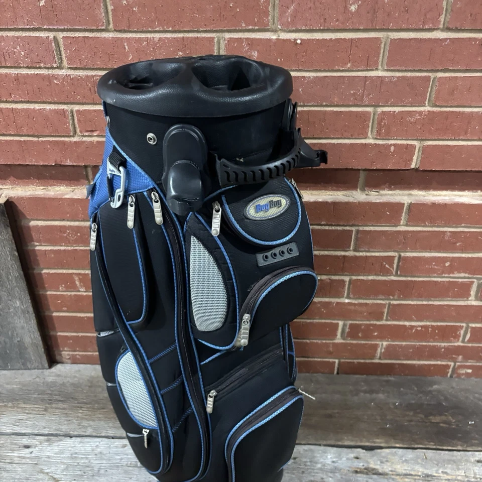 Bolsa de carro de golf Bag Boy revólver sistema giratorio divisores de 14 vías azul ver fotos Foto 3 de 4
