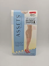 Spanx Assets High Waist Mid Thigh Shaper Women's Size 1 Nude New