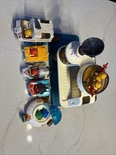 Vintage 1984 Playworld Lil  Playmates Space Station Playset Lot - Used