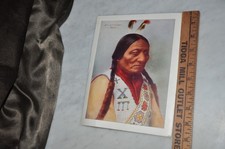 Chief Sitting Bull Sioux  Indian F. A. Rinehart vintage print or lithograph