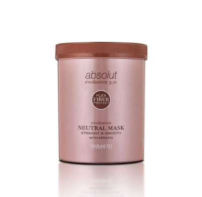 Salerm Absolut Evolution 3.0 Plex Fiber Protect, Neutral Mask Straight & Smooth