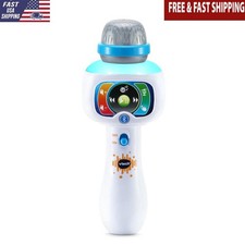 Kids Karaoke Microphone Wireless Bluetooth Music Toy 15 Songs Voice Effects New