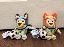 Bluey Bingo 2026 World Cup Football Plush Toy Official Licensed Stuffed Doll Set