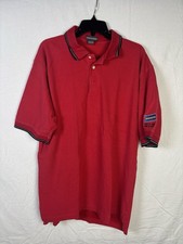 Vintage Blockbuster Video Polo Shirt XL Red 2005 Club P.A. Employee Uniform