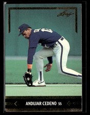 1991 Leaf Andujar Cedeno #BC20 Gold Rookies