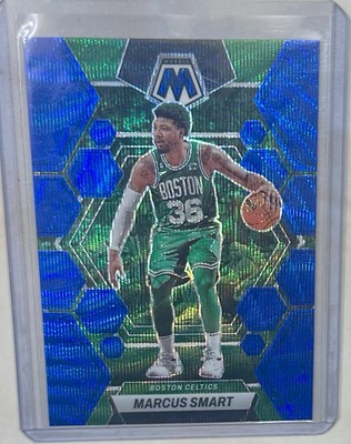 2022-23 Panini Mosaic Blue Wave Mosaic Prizm Marcus Smart #188