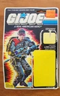 1989 Vintage G.I. Joe ARAH Low-Light Original Cardback / File Card by Hasbro