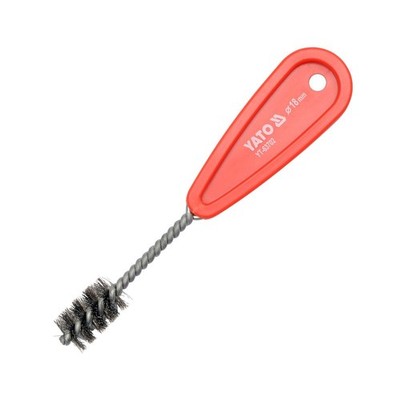 YATO Rohrbürste Ø 18 mm rostfrei Rundbürste Rohrreinigungsbürste