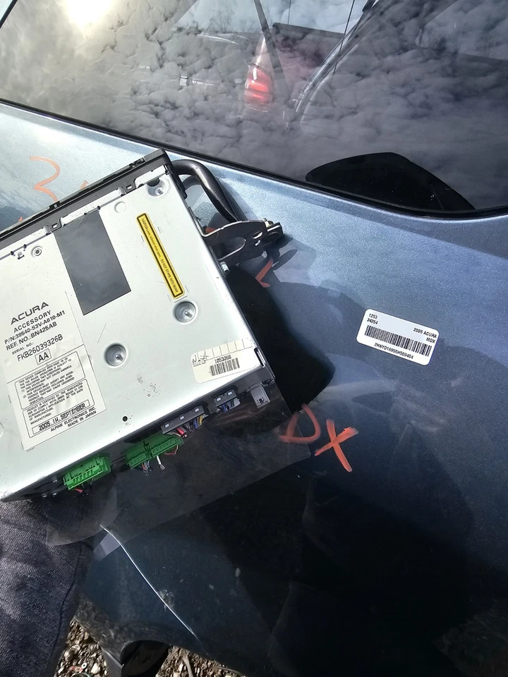 2005 2006 ACURA MDX OEM NAVIGATION DVD GPS DRIVE PLAYER 39540-S3V-A610-M1 OEM - Image 4 of 4