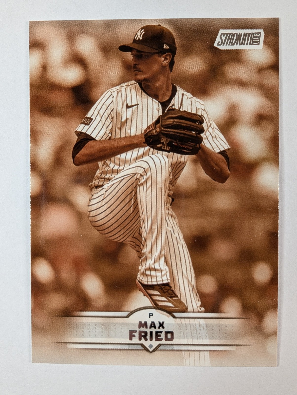 2025 Topps Stadium Club Max Fried #121 Sepia Parallel New York Yankees