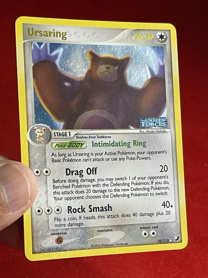 Ursaring 18/115 Holo (EX Unseen Forces Stamp) 2005⭐️MINTY😱🔥 - Image 3 of 4