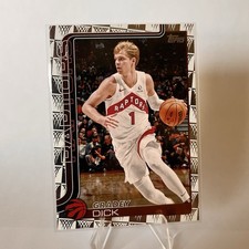 Topps 2025-26 Gradey Dick #28 Season Tip-Off Toronto Raptors NBA Basketball