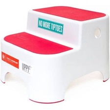 Uppy2 Step Stool for Kids' Potty Training and Bathroom - Coral