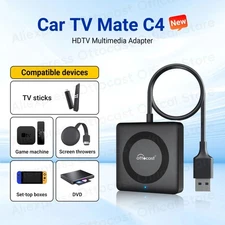 Car TV Mate Pro C4 for Multimedia Adapter Wireless CarPlay Android Car Box Video