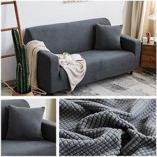 1/2/3/4 Seater PREMIUM Elastic STRETCH SOFA COVERS Slipcover Protector Settee UK