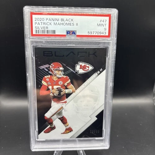 2020 Panini Black - Patrick Mahomes II #47 Silver /99