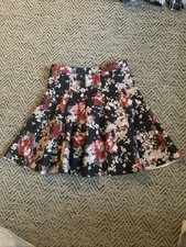 Abercrombie Fitch Women's Junior Floral Print Mini Skirt Size XS