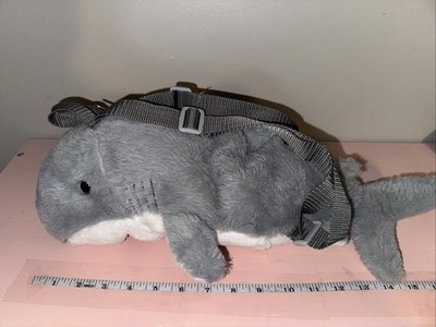 Puerto Rico Gray Shark Plush Bookbag Small Backpack Purse Rockin  Gear