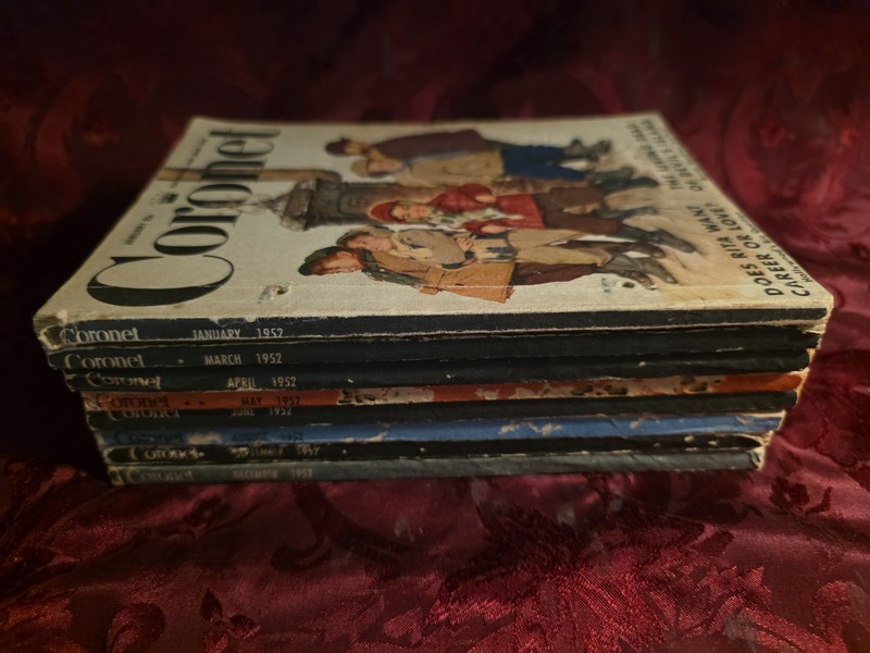 Coronet magazine Reading Copy Lot issues 1952