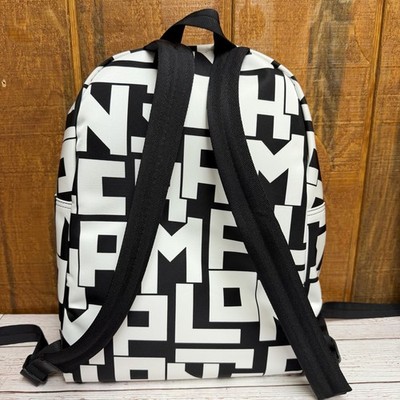 Longchamp Le Pliage Medium Nylon Logo Backpack Le Pliage Original M Backpack Navy - Recycled canvas  main image 3