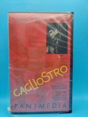 VHS CAGLIOSTRO RATOFF WELLES Del Buono PANTMEDIA GUILD TAMIROFF CORTESE LATIMORE