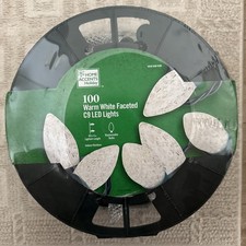 Home Accents Holiday 65 ft 100 LED Lights C9 Warm White Super Bright NEW