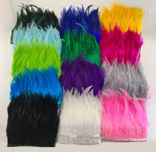 Feathers Trim Dyed Rooster Hackle 4-6"- 1 Meter - Making Fly Tying.