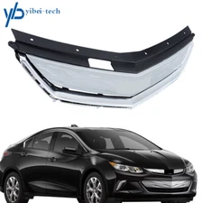 For Chevrolet Volt LT 16-19 23289638 Plastic Front Bumper Upper Grille Silver
