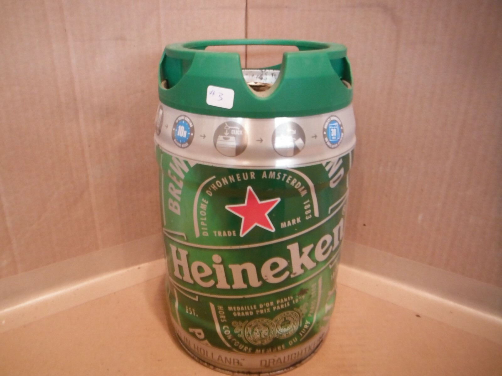Heineken Light 5 Liter Mini Keg Shelly Lighting