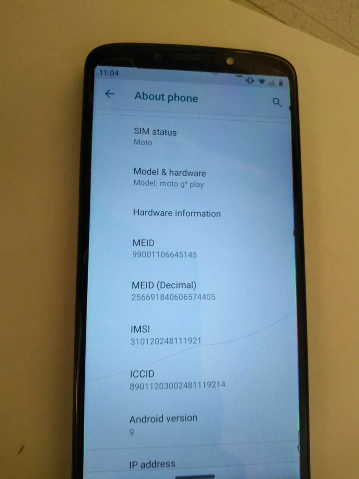 Motorola Moto G6 Sprint Boost Mobile CDMA Indigo Blue Android 9 Smartphone*** - Image 4 of 4