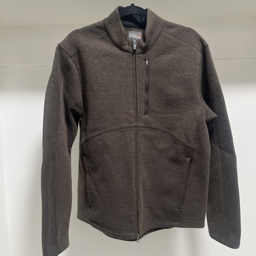 Veste Royal Robbins homme M marron fermeture éclair complète manches longues poches zippées