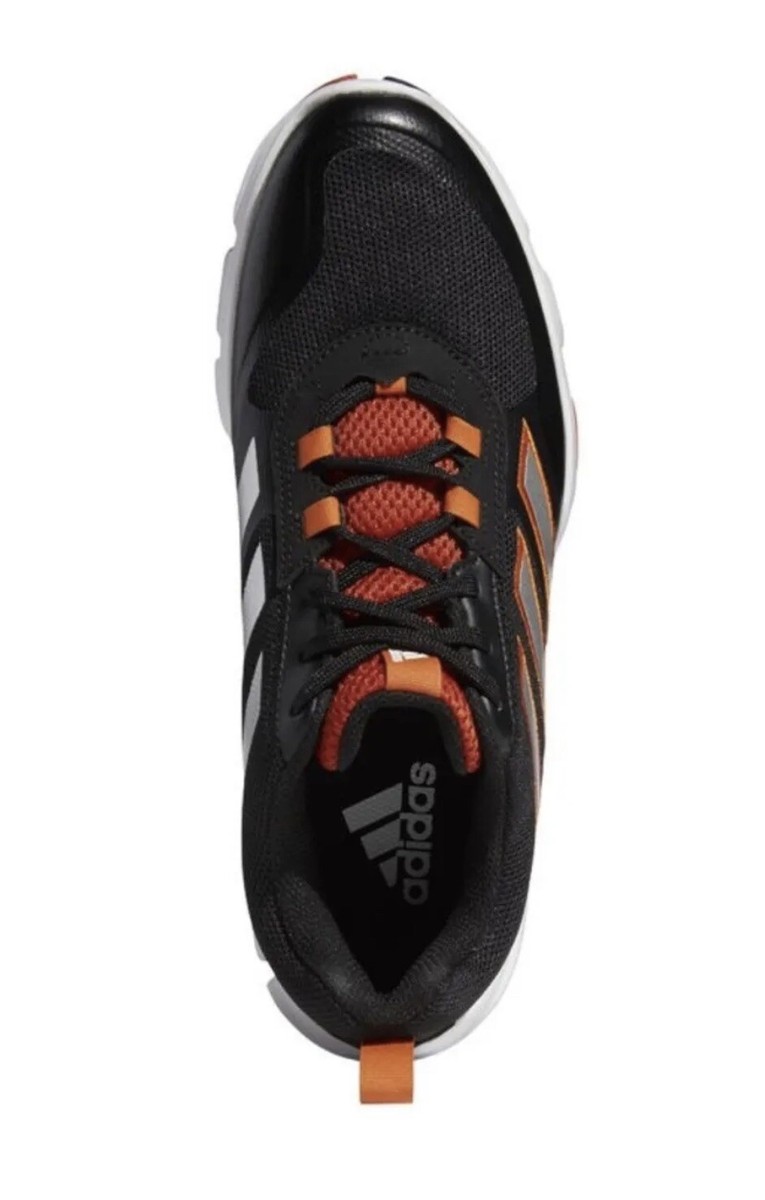 Adidas Mens Speed Trainer black and orange sneakers  SZ   13 Adidas Black Orange Speed Trainer MLB Baseball Shoes Mens 11  main image 3