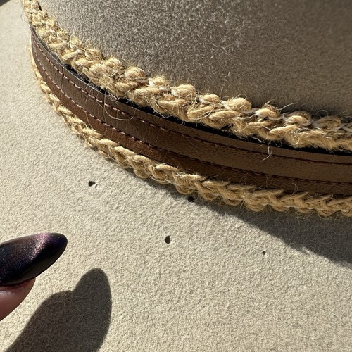 Cappello cowboy Stetson Gun Club taglia 7 Western Rodeo vintage beige Yellowstone LEGGI - Foto 8 di 14