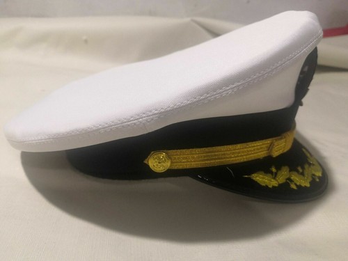 U.S MARITIME SERVICE/ MERCHANT MARINE CAPTAIN OR COMMANDER COMBINATION CAP - Picture 6 of 6