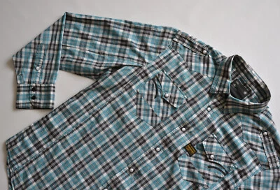 G-STAR MIDNIGHT OAKLAND SHIRT Men's Shirt Herren Hemd Gr. 2XL Kariert/Check - Bild 1 von 4