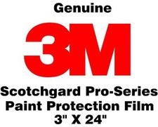 3m Scotchgard Pro Series Paint Protection Film Clear Bra Bulk Roll 3 X 24