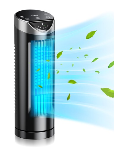 Grelife 13-16" Tower Fan Electronic Fan w/ RC Quiet Oscillation 3 Speeds Timer - Picture 34 of 43