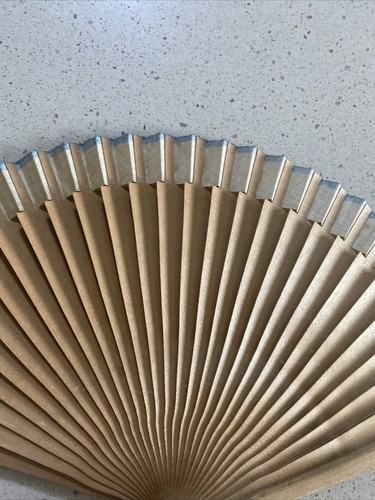 Antique Victorian Era Hand Fan Cloth Sandalwood Spanish Western Theme Free Ship - Picture 10 of 11