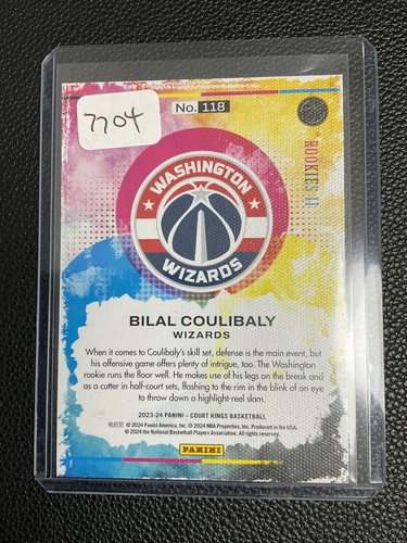 Baloncesto Court Kings 2023-24 - Bilal Coulibaly - Novatos II - Imagen 3 de 3
