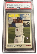 2019 Topps Heritage #504 Vladimir Guerrero Jr PSA 9 Toronto Blue Jays MLB Card