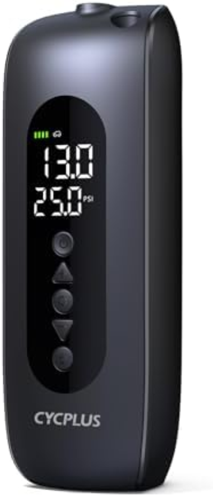 CYCPLUS Inflatore per pneumatici, compressore d'aria portatile senza fili 150PSI