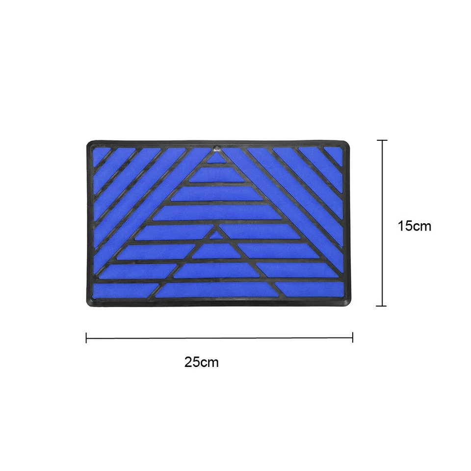 Universal Auto Car Floor Carpet Mat Patch Foot Heel Plate Pedal Pad Accessories — 第 4/4 张图片